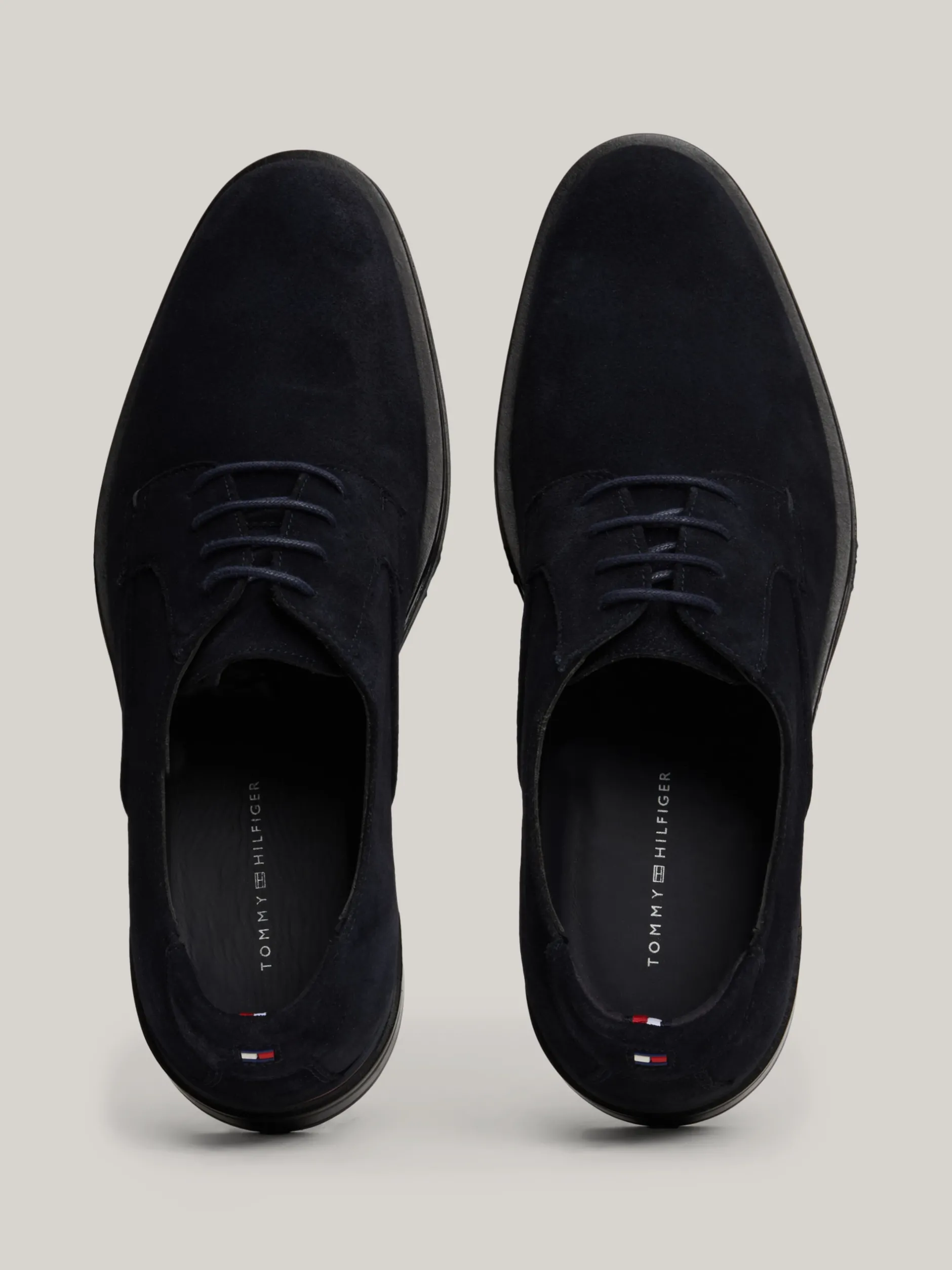 Buty Wizytowe*Tommy Hilfiger Zamszowe Derby DESERT SKY