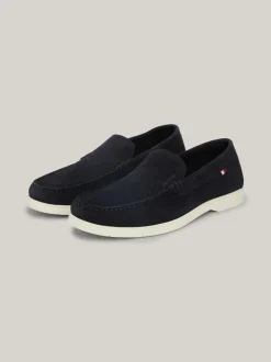 Mokasyny & Buty Żeglarskie|Buty Casual*Tommy Hilfiger Zamszowe Mokasyny Na Kontrastowej Podeszwie DESERT SKY