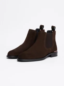 Sztyblety|Buty*Tommy Hilfiger Zamszowe Sztyblety DARK COFFEE