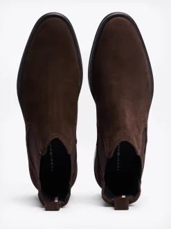Sztyblety|Buty*Tommy Hilfiger Zamszowe Sztyblety DARK COFFEE