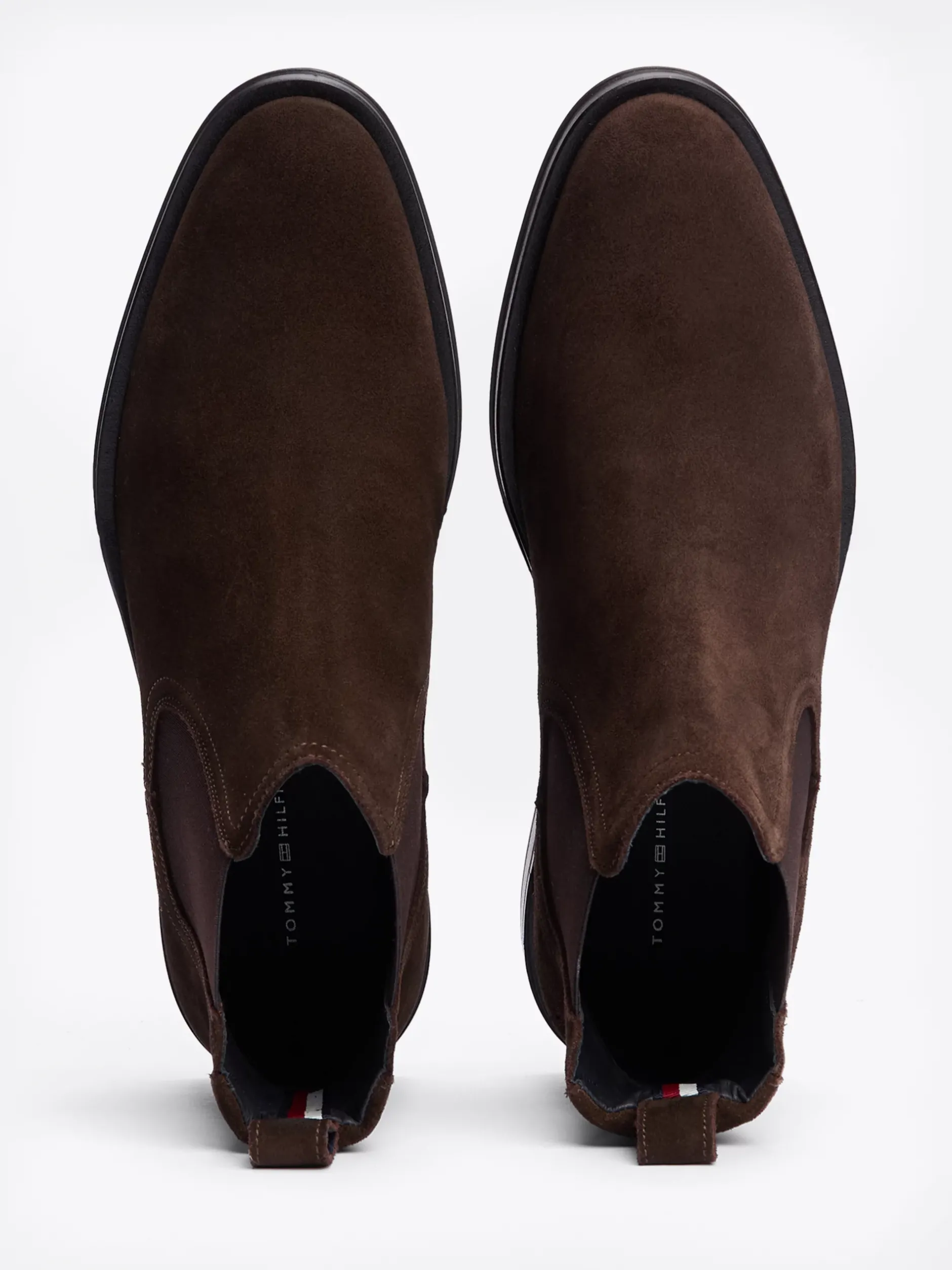 Sztyblety|Buty*Tommy Hilfiger Zamszowe Sztyblety DARK COFFEE