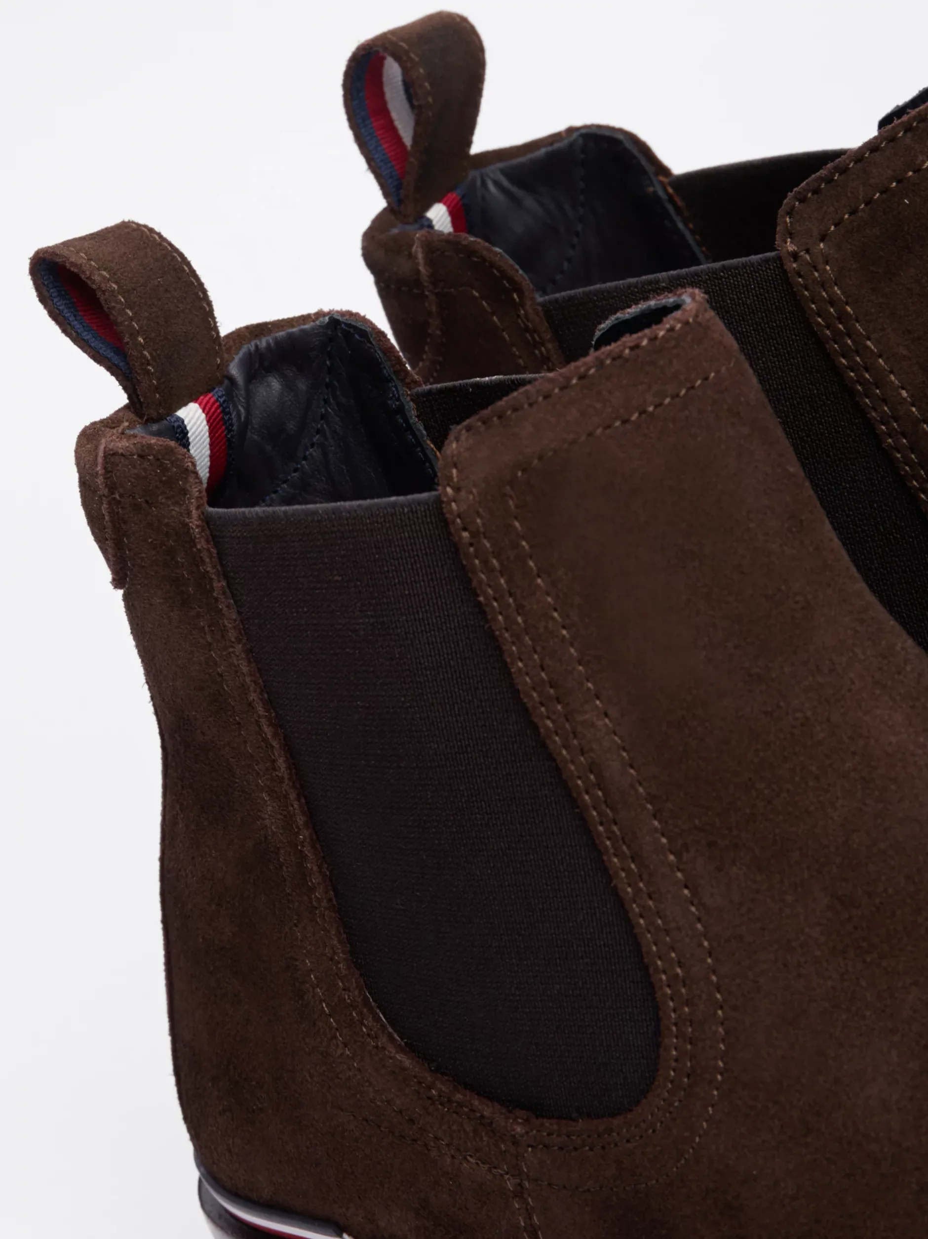 Sztyblety|Buty*Tommy Hilfiger Zamszowe Sztyblety DARK COFFEE