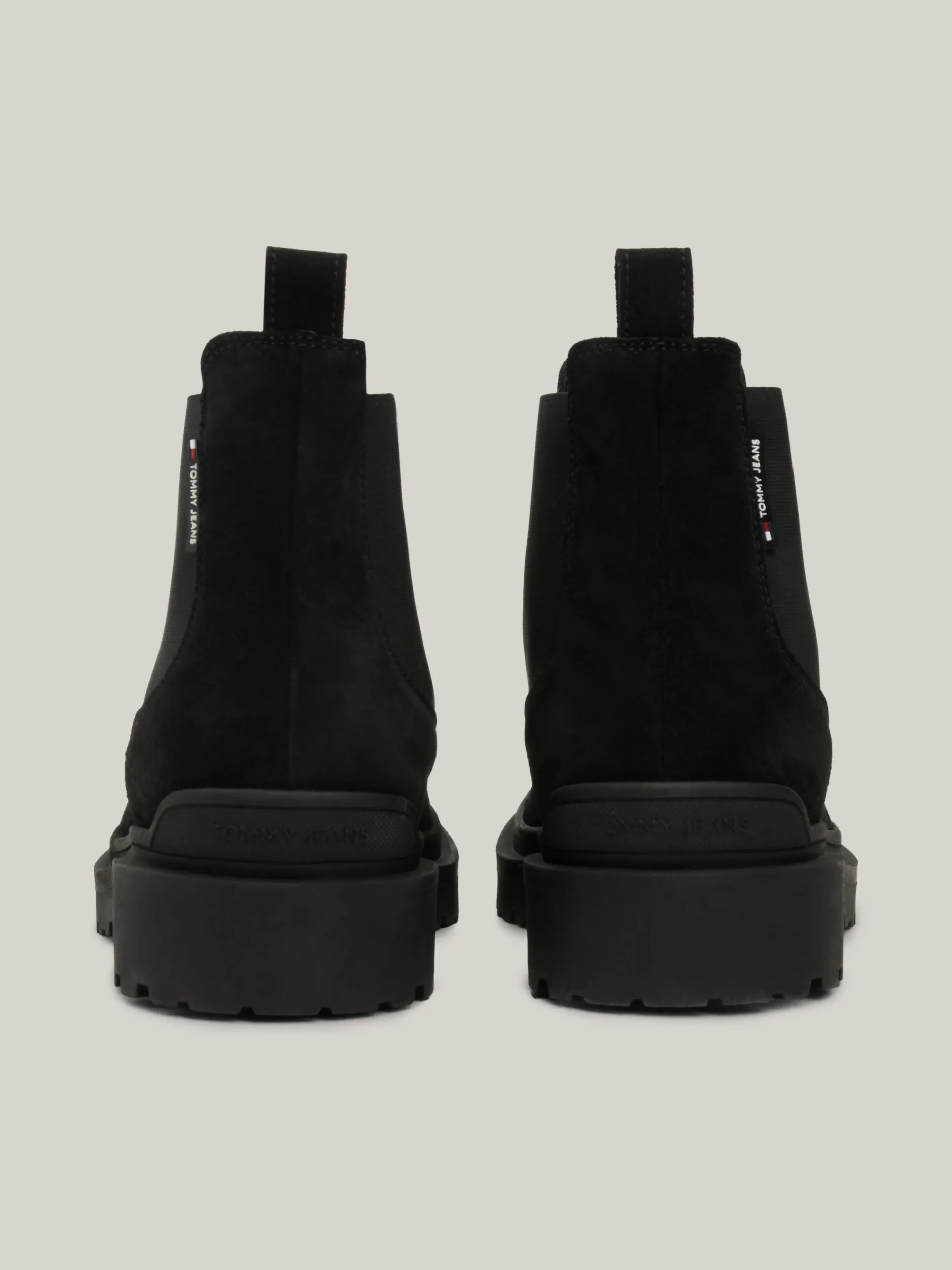 Sztyblety|Buty*Tommy Hilfiger Zamszowe Sztyblety Na Podeszwie Z Protektorem BLACK