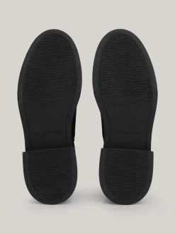 Chelsea Boots|Botki*Tommy Hilfiger Zamszowe Sztyblety Z Grubą Podeszwą BLACK