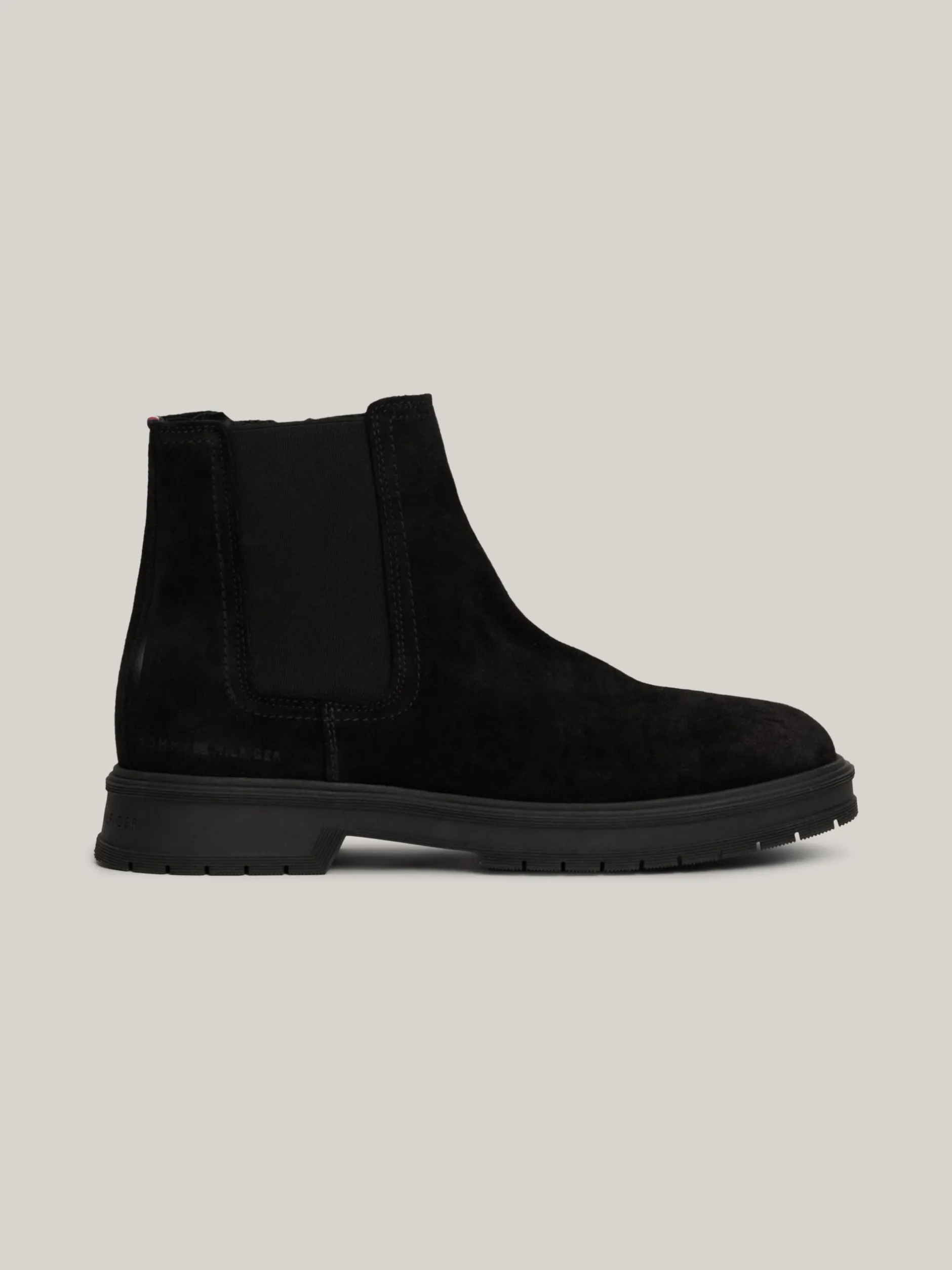 Sztyblety|Buty*Tommy Hilfiger Zamszowe Sztyblety Z Zamkiem BLACK
