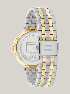 Zegarki*Tommy Hilfiger Zegarek W Kolorze Antracytowym Z Kryształkami TWO TONE