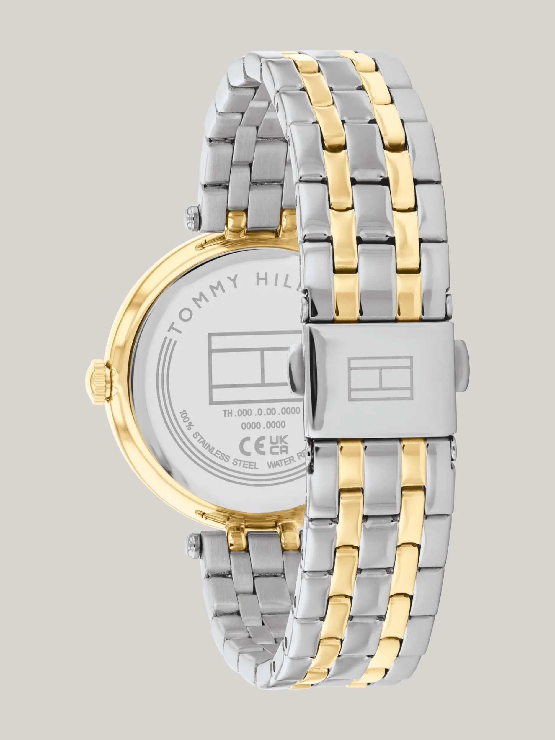 Zegarki*Tommy Hilfiger Zegarek W Kolorze Antracytowym Z Kryształkami TWO TONE