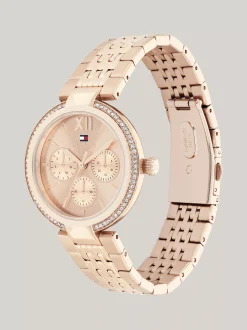 Zegarki*Tommy Hilfiger Zegarek W Kolorze Różowego Złota Z Kryształkami ROSE GOLD