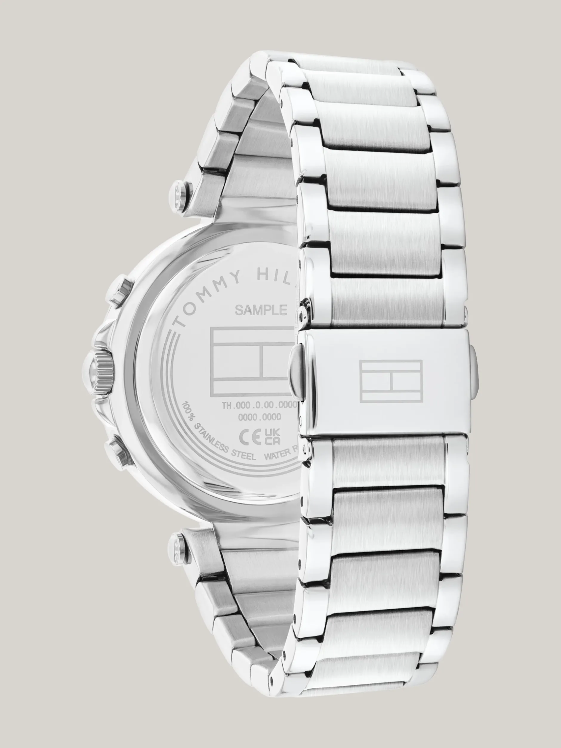 Zegarki*Tommy Hilfiger Zegarek W Kolorze Srebra Z Kryształkami SILVER
