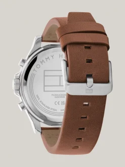 Zegarki*Tommy Hilfiger Zegarek Z Granatową Tarczą SILVER