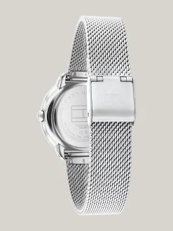 Zegarki*Tommy Hilfiger Zegarek Z Siateczkową Bransoletą SILVER