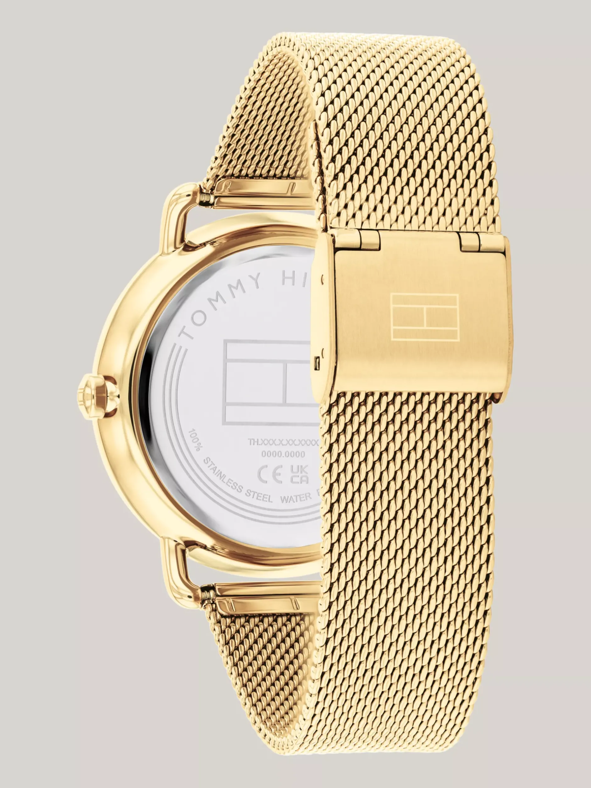 Zegarki*Tommy Hilfiger Zegarek Z Tarczą W Kolorze Czekoladowym GOLD