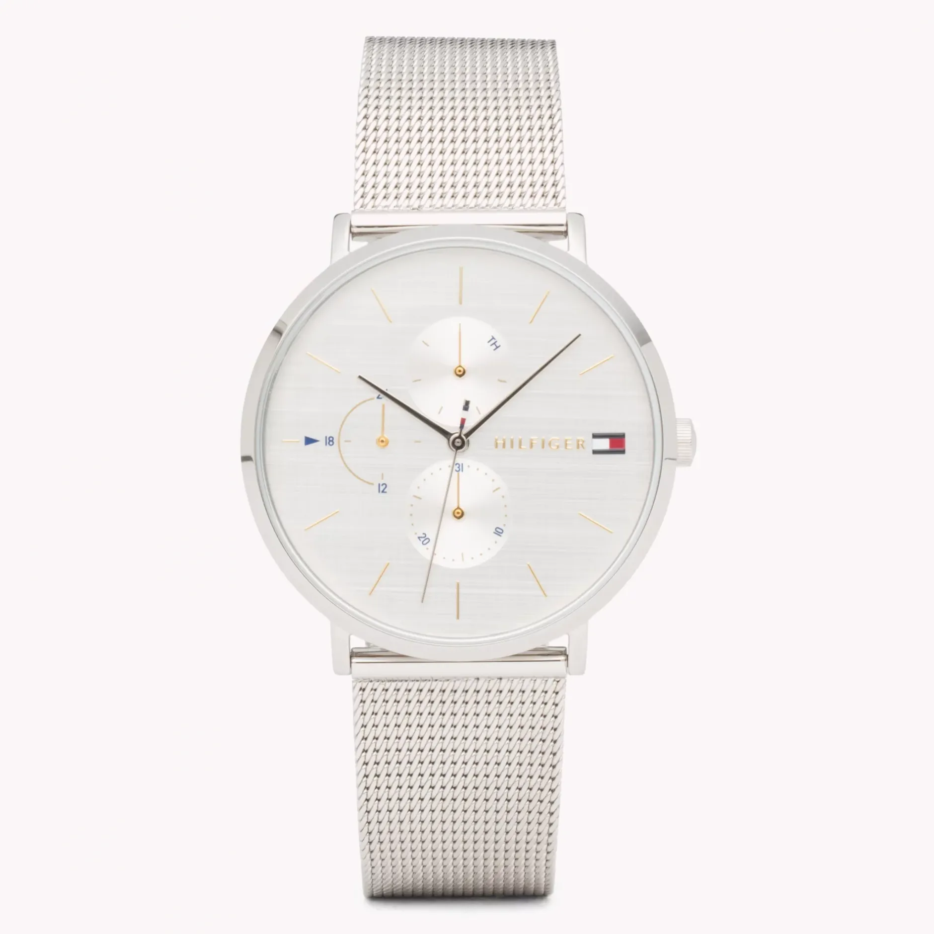 Zegarki*Tommy Hilfiger Zegarek Ze Stali Nierdzewnej Z Trzema Tarczami STAINLESS STEEL