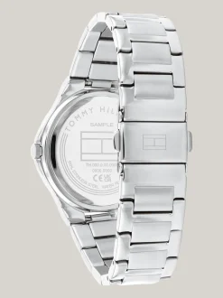 Zegarki*Tommy Hilfiger Zegarek Ze Stali Nierdzewnej Z Kryształkami SILVER
