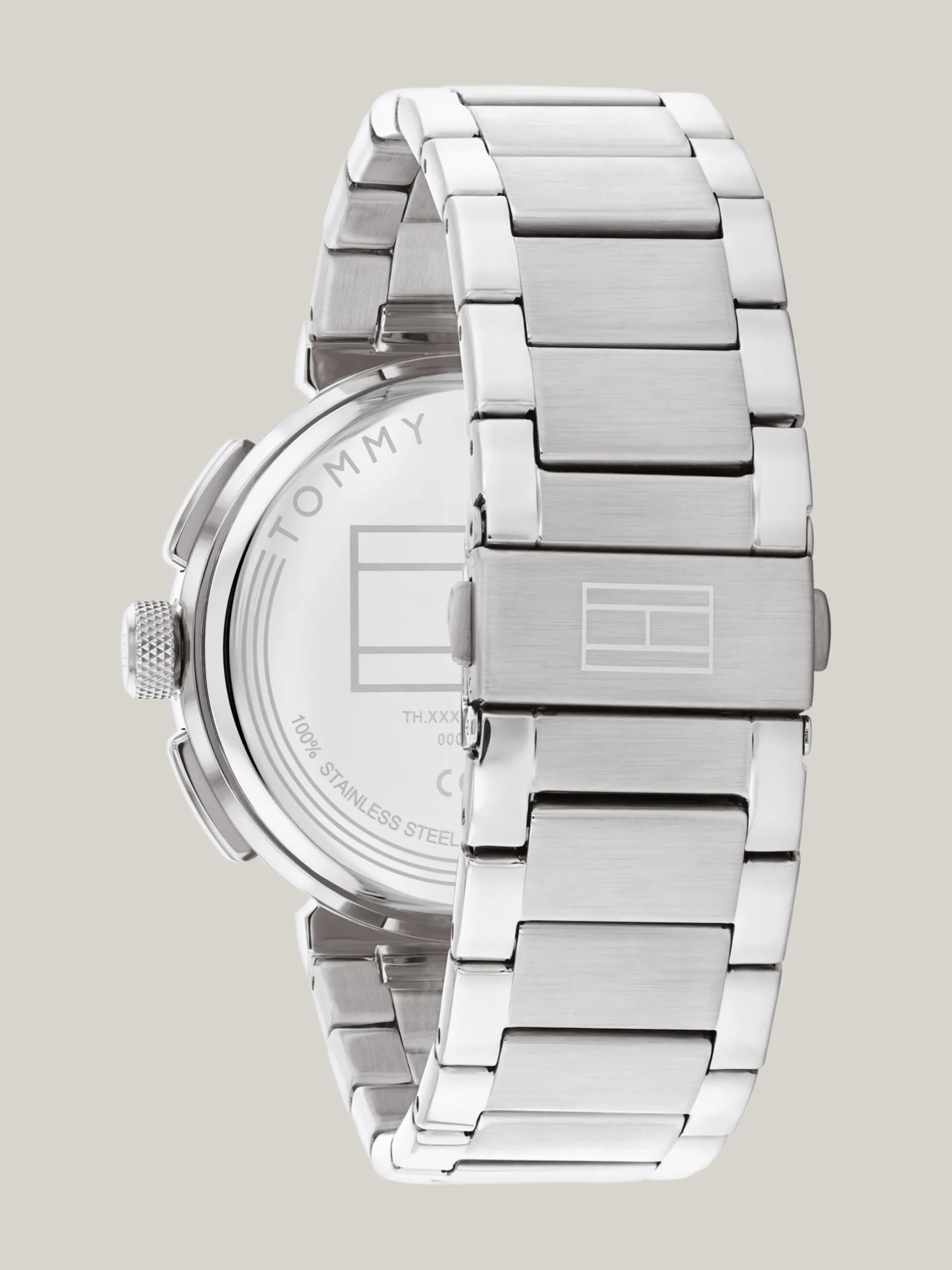 Zegarki*Tommy Hilfiger Zegarek Ze Stali Nierdzewnej Z Zieloną Tarczą SILVER