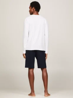 Stroje Domowe*Tommy Hilfiger Zestaw 3 Longsleeve'ów Premium Essential WHITE/WHITE/WHITE