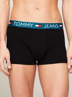 Kąpielówki|Multipacks*Tommy Hilfiger Zestaw 3 Par Bokserek Essential Z Logo Na Pasku HT HEAT/TMLSS TEAL/BLCK