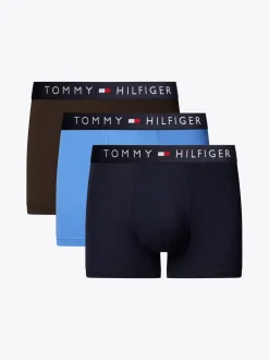 Kąpielówki|Bielizna*Tommy Hilfiger Zestaw 3 Par Bokserek TH Original Z Logo DARK COFFEE/LINCOLN BLUE/DES SKY