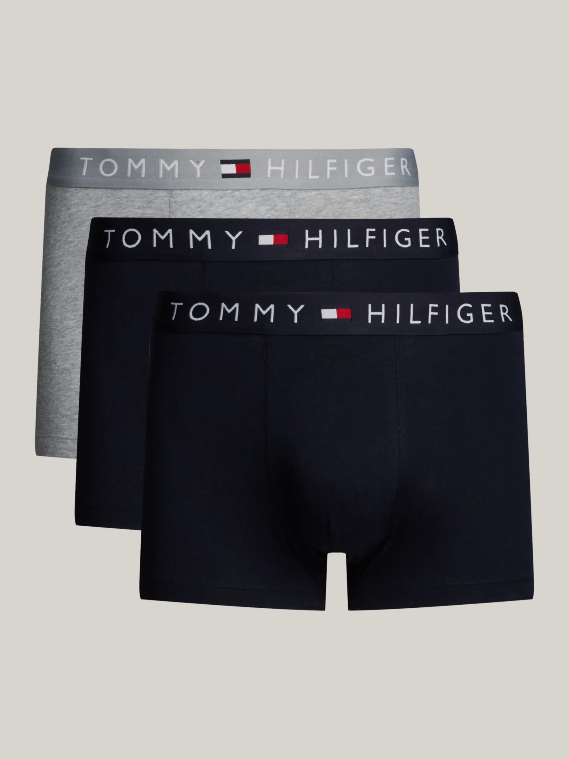 Kąpielówki|Multipacks*Tommy Hilfiger Zestaw 3 Par Bokserek TH Original Z Logo DES SKY/GREY HTR/DES SKY
