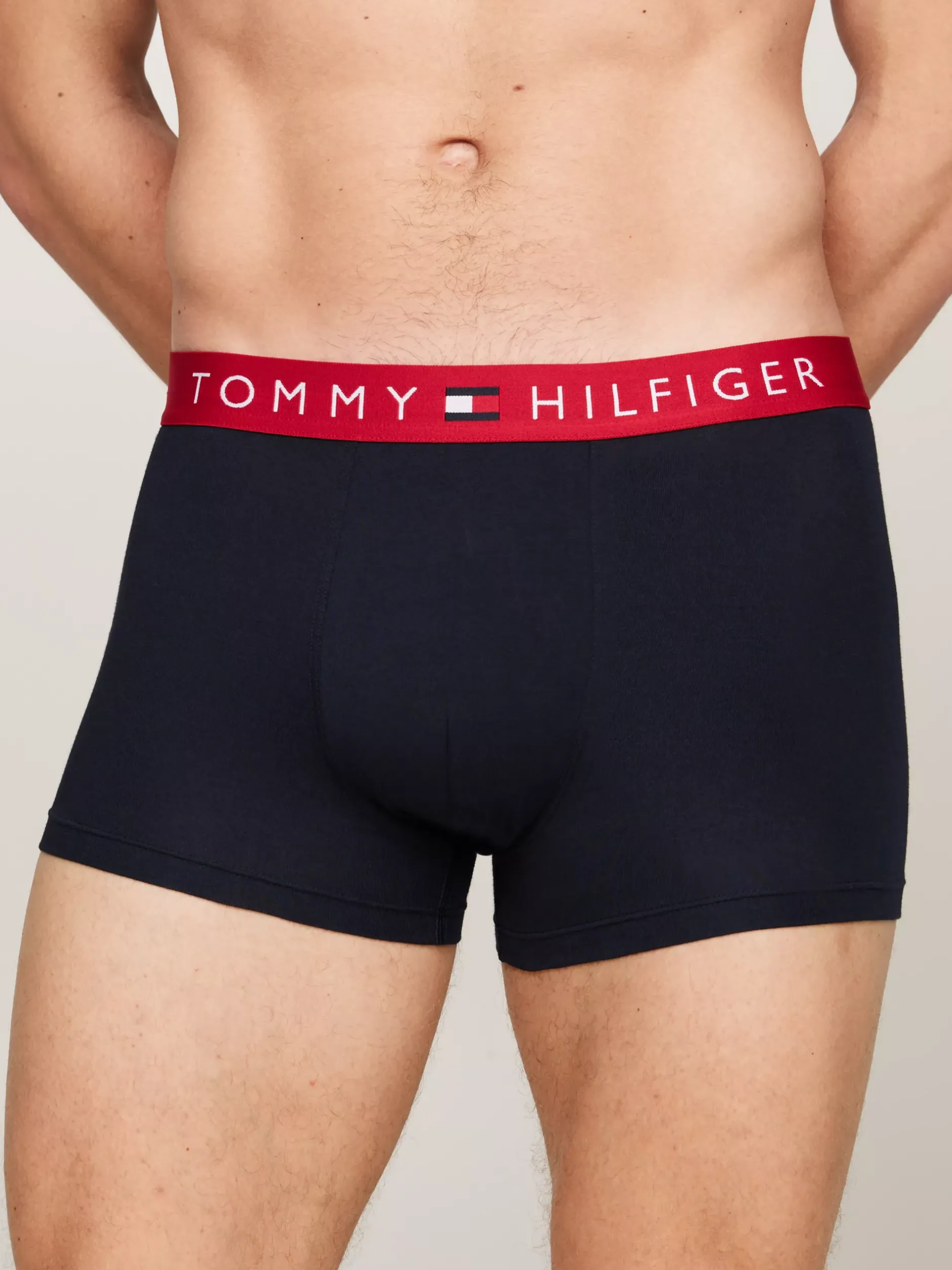 Kąpielówki|Bielizna*Tommy Hilfiger Zestaw 3 Par Bokserek TH Original Z Logo BREEZY BLUE/PRI RED/MIL DENIM