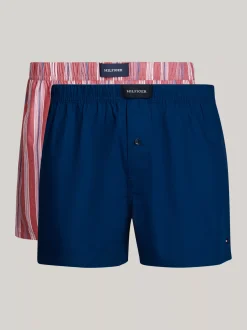 Bielizna*Tommy Hilfiger Zestaw 2 Par Bokserek Z Wzorem I Logo MONO STRIPE/DEEP INDIGO