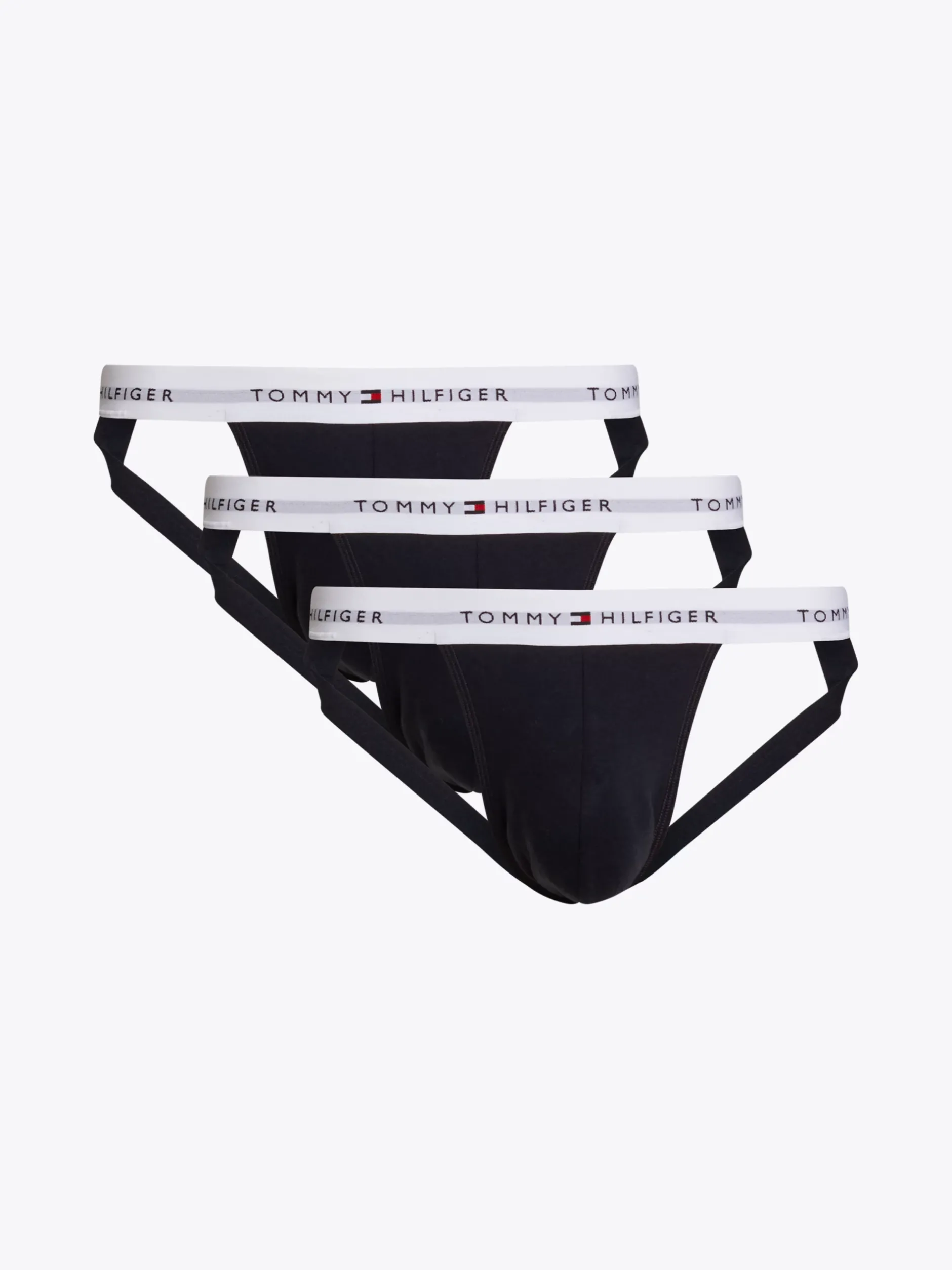 Bielizna*Tommy Hilfiger Zestaw 3 Par Jockstrapów Z Motywem Logo DESERT SKY/DESERT SKY/DESERT SKY