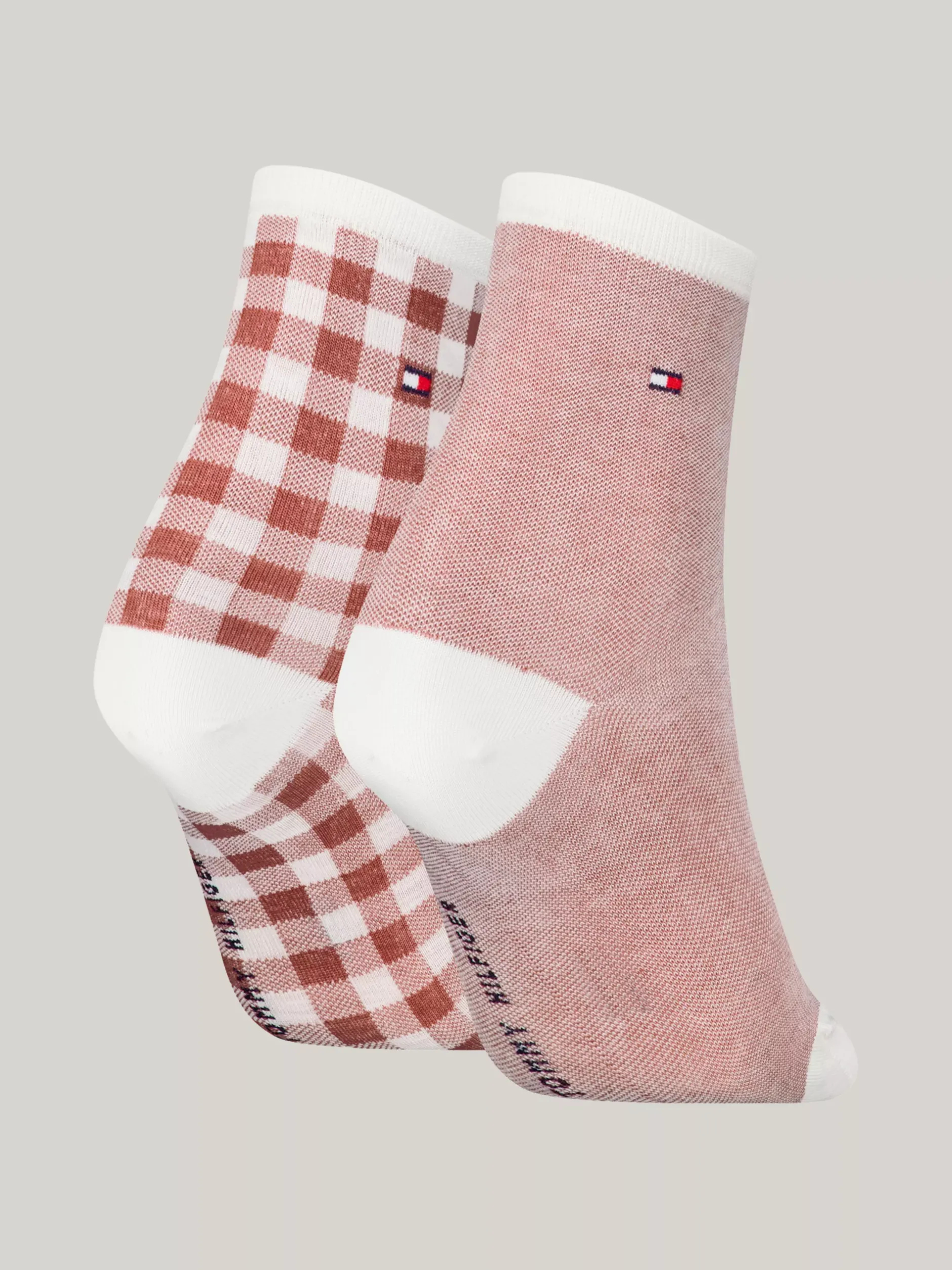 Skarpetki & Rajstopy*Tommy Hilfiger Zestaw 2 Par Krótkich Skarpetek We Wzór PINK