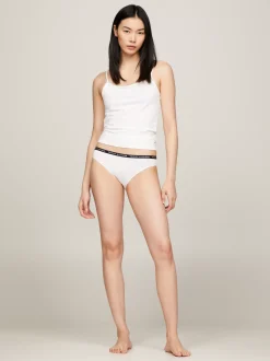 Figi|Bielizna*Tommy Hilfiger Zestaw 3 Par Majtek Z Logo W Talii MEDIUM GREY HTR/WHITE/BLACK