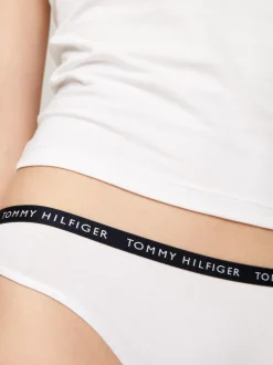 Figi|Bielizna*Tommy Hilfiger Zestaw 3 Par Majtek Z Logo W Talii MEDIUM GREY HTR/WHITE/BLACK
