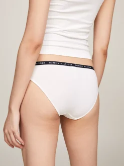 Figi|Bielizna*Tommy Hilfiger Zestaw 3 Par Majtek Z Logo W Talii MEDIUM GREY HTR/WHITE/BLACK