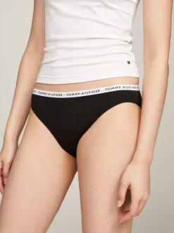 Figi|Bielizna*Tommy Hilfiger Zestaw 3 Par Majtek Z Logo W Talii MEDIUM GREY HTR/WHITE/BLACK
