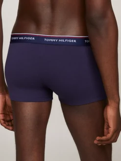 Kąpielówki|Multipacks*Tommy Hilfiger Zestaw 3 Par Obcisłych Bokserek Z Niskim Stanem PEACOAT