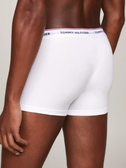 Kąpielówki|Multipacks*Tommy Hilfiger Zestaw 3 Par Obcisłych Bokserek Premium Essential BLACK/GREY HEATHER/WHITE