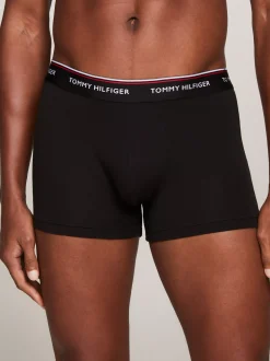 Kąpielówki|Multipacks*Tommy Hilfiger Zestaw 3 Par Obcisłych Bokserek Premium Essential BLACK/GREY HEATHER/WHITE