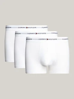 Kąpielówki|Bielizna*Tommy Hilfiger Zestaw 2 Par Obcisłych Bokserek Essential WHITE/WHITE/WHITE