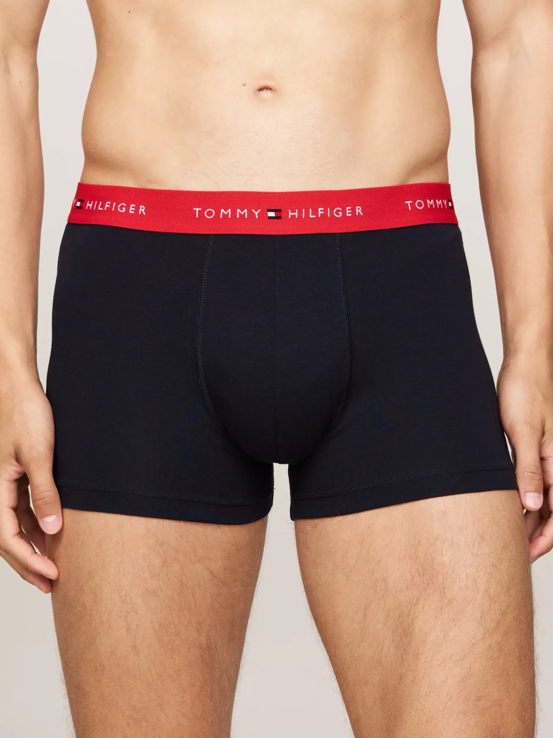 Kąpielówki|Bielizna*Tommy Hilfiger Zestaw 3 Par Obcisłych Bokserek Essential BRIGHT BLUE/DEEP CRIM/DEEP ROUGE
