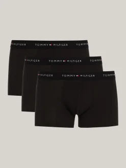 Kąpielówki|Multipacks*Tommy Hilfiger Zestaw 3 Par Obcisłych Bokserek Essential BLACK/ BLACK / BLACK