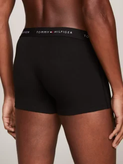 Kąpielówki|Multipacks*Tommy Hilfiger Zestaw 3 Par Obcisłych Bokserek Essential BLACK/ BLACK / BLACK