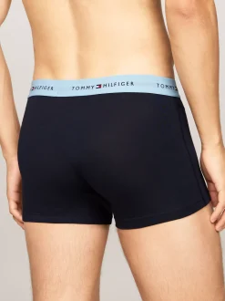 Kąpielówki|Multipacks*Tommy Hilfiger Zestaw 3 Par Obcisłych Bokserek Essential STONEWASH GREEN/FADED LIME/COL BLUE