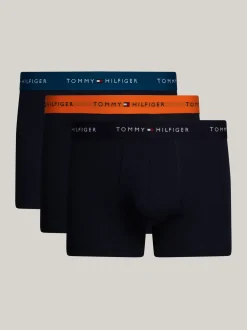 Kąpielówki|Bielizna*Tommy Hilfiger Zestaw 3 Par Obcisłych Bokserek Essential MID TURQ/ORANGE THUNDER/DES SKY