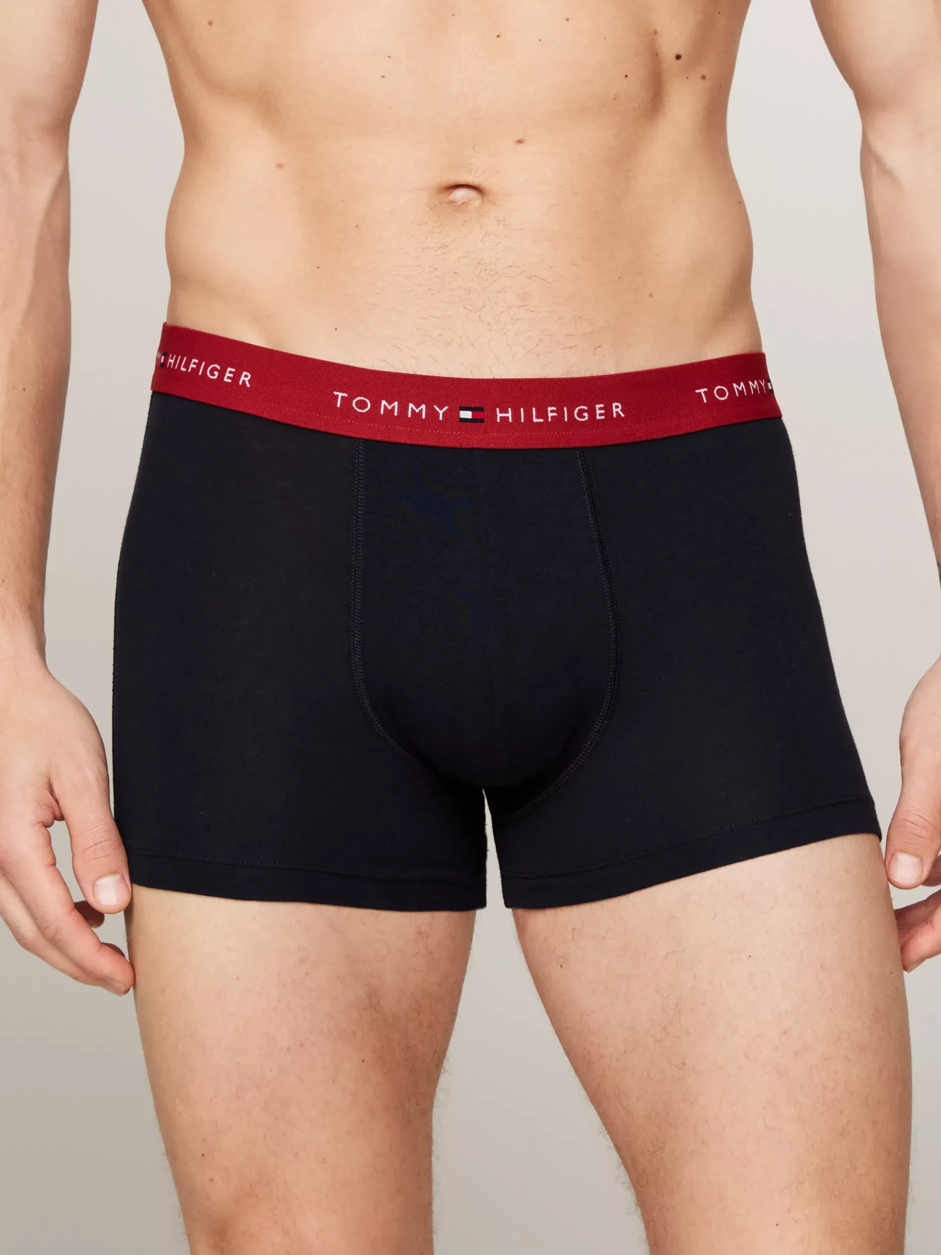 Kąpielówki|Bielizna*Tommy Hilfiger Zestaw 3 Par Obcisłych Bokserek Essential DARK MAGMA/VIB INDIGO/CITY YELLOW
