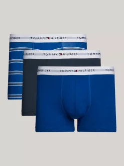 Kąpielówki|Bielizna*Tommy Hilfiger Zestaw 3 Par Obcisłych Bokserek Z Logo STRIPE/MIL DENIM/VIBRANT INDIGO