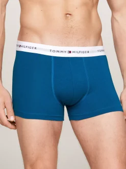 Kąpielówki|Bielizna*Tommy Hilfiger Zestaw 3 Par Obcisłych Bokserek Z Logo STRIPE/MIL DENIM/VIBRANT INDIGO