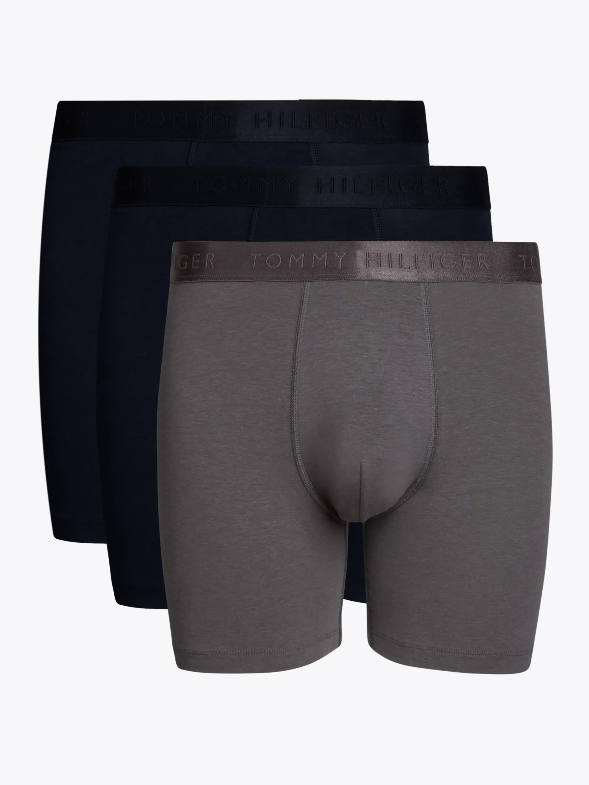 Bielizna*Tommy Hilfiger Zestaw 3 Par Obcisłych Bokserek Z Logo DESERT SKY/DARK ASH/DES SKY