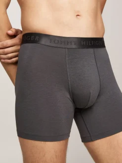 Bielizna*Tommy Hilfiger Zestaw 3 Par Obcisłych Bokserek Z Logo DESERT SKY/DARK ASH/DES SKY
