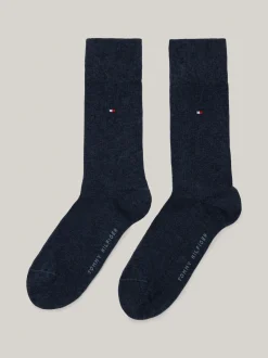 Skarpetki*Tommy Hilfiger Zestaw 2 Par Skarpet Z Wyhaftowaną Flagą JEANS