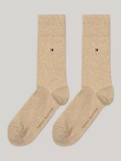 Skarpetki*Tommy Hilfiger Zestaw 2 Par Skarpet Z Wyhaftowaną Flagą MULTI