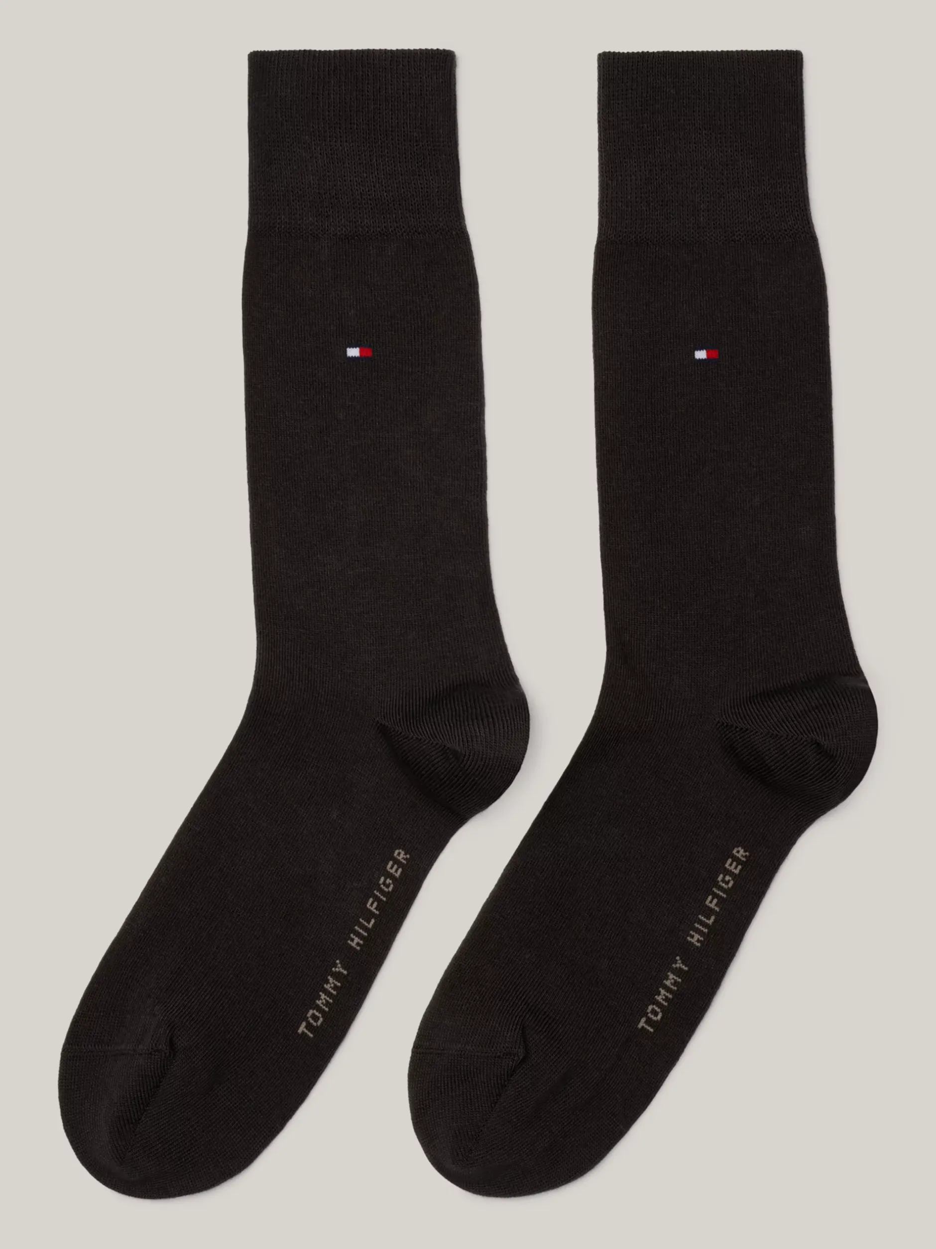 Skarpetki*Tommy Hilfiger Zestaw 2 Par Skarpet Z Wyhaftowaną Flagą KENSINGTON BROWN