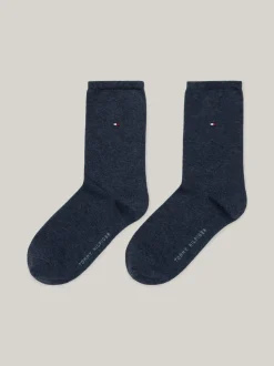 Skarpetki & Rajstopy*Tommy Hilfiger Zestaw 2 Par Skarpet Z Wyhaftowaną Flagą JEANS