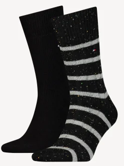Skarpetki*Tommy Hilfiger Zestaw 2 Par Skarpetek BLACK